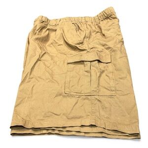 Boulder Creek Mens Cargo Shorts Elastic Waist Outdoor Relaxed Fit 46” Big&Tall